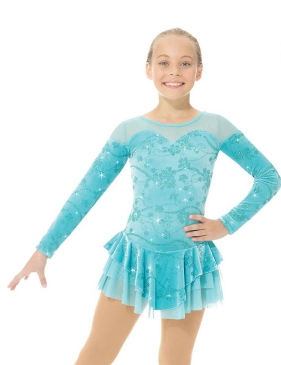 Mondor Shiny Velvet Dress-Style 2765 3 Mondor Shiny Velvet Dress-Style 2765