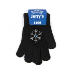 Jerry's 1108 Snowflake Crystal Mini Gloves -IceTrek Shop 1108 Snowflake Gloves Black 600x600 74493.1582137510