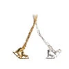 Jerry's 1203 Skate Jewelry Necklace -IceTrek Shop 1203 Necklace Gold Silver 14687.1581967634