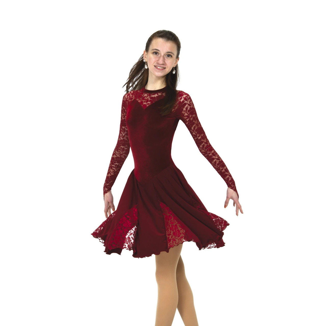 Jerry's 583 Lace Inset Dance Dress - Jet Black 7 Jerry's 583 Lace Inset Dance Dress - Jet Black - Image 5