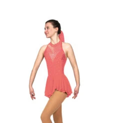 Solitaire Style F22004 Elegant Cross Back - Black 12 Solitaire Style F22004 Elegant Cross Back - Black -IceTrek Shop F22004R Coral Front Crop 60444.1656107565