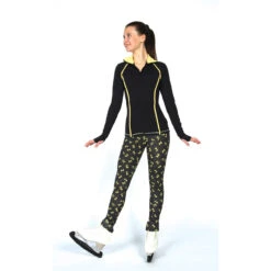 Jerry's S167 Honey Bow Print Leggings -IceTrek Shop S167 Legging and S266 Jacket Front 77418.1680547718