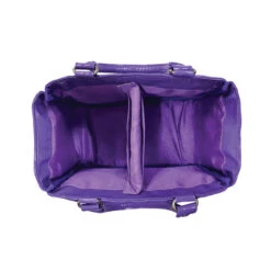 Chloe Noel Tote Bag's TT211 - Purple -IceTrek Shop TT211 PU Top View 15439.1636219776